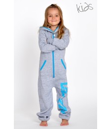 Metal Grey - KIDS - Lazzzy® Combinaison enfant Premium