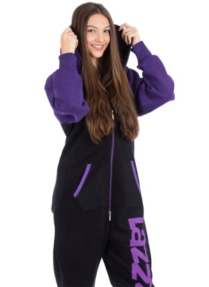 Black Purple - DUO - Lazzzy® Combinaison Premium