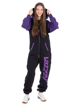 Black Purple - DUO - Lazzzy® Combinaison Premium