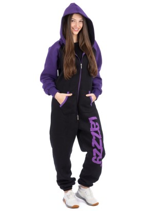 Black Purple - DUO - Lazzzy® Combinaison Premium
