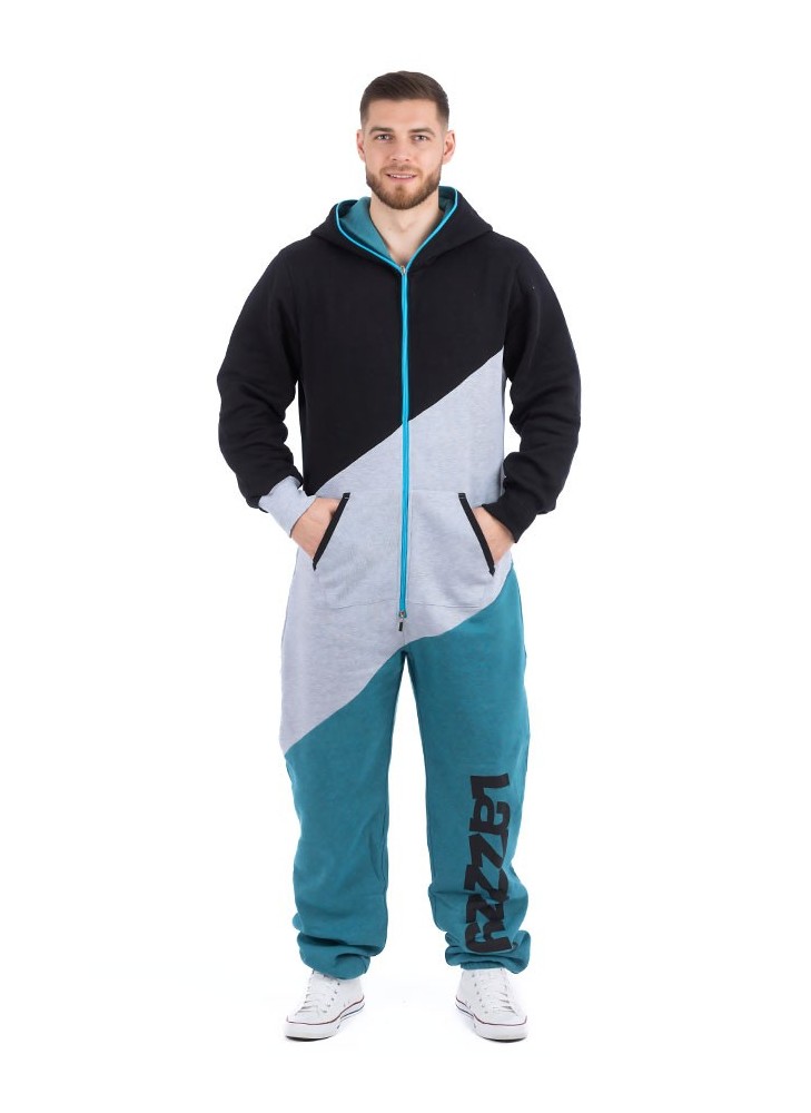 Black Turquoise - TRIO - Lazzzy® Combinaison Premium