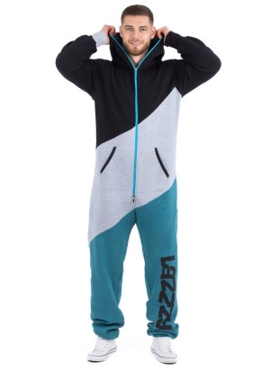 Black Turquoise - TRIO - Lazzzy® Combinaison Premium