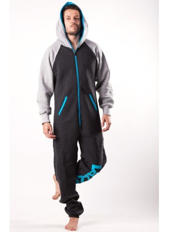 Metal Grey Turquoise - DUO - Lazzzy® Combinaison Premium