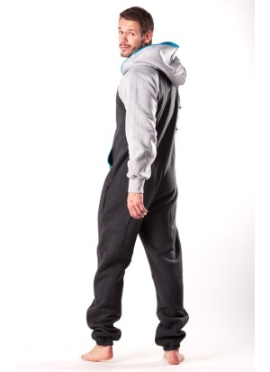 Metal Grey Turquoise - DUO - Lazzzy® Combinaison Premium