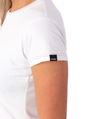 T-shirt blanc femme – Lazzzy® ESSENTIALS