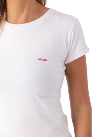 T-shirt blanc femme – Lazzzy® ESSENTIALS