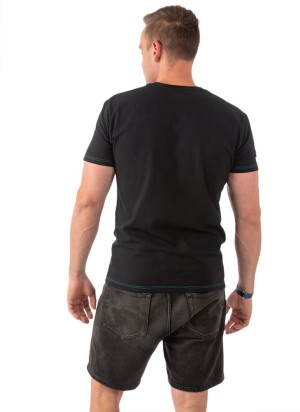 T-shirt noir homme – Lazzzy® ESSENTIALS