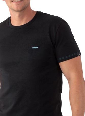 T-shirt noir homme – Lazzzy® ESSENTIALS