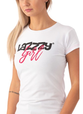 "Lazzzy Girl" White - Lazzzy® VIBES