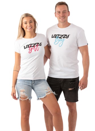 "Lazzzy Girl" White - Lazzzy® VIBES