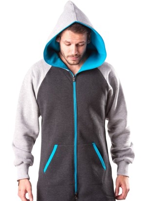 Metal Grey Turquoise - DUO - Lazzzy® Combinaison Premium