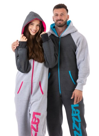 Metal Grey Pink - DUO - Lazzzy® Combinaison Premium