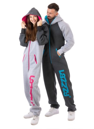 Metal Grey Turquoise - DUO - Lazzzy® Combinaison Premium