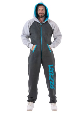 Metal Grey Turquoise - DUO - Lazzzy® Combinaison Premium