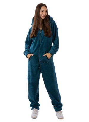 Petrol Blue - TEDDY - Lazzzy® Combinaison Premium