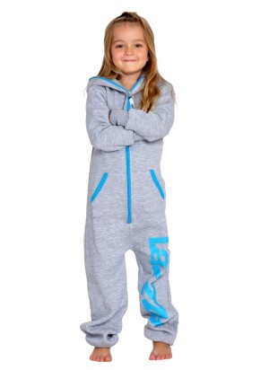 Metal Grey - KIDS - Lazzzy® Combinaison enfant Premium