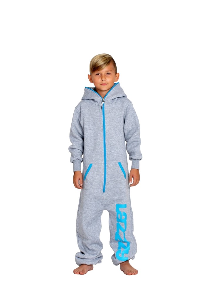 Metal Grey - KIDS - Lazzzy® Combinaison enfant Premium